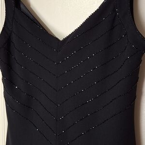 Evan Picone Black Dress Label Close-Up